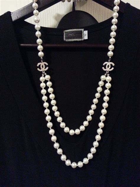 vintage coco chanel pearl necklace|Chanel Necklaces .